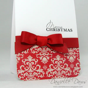 Ribbon Bow Wrapped Card