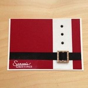 Santa Suit Card