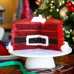 Santa Belt Cake 