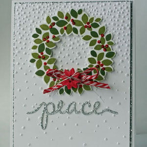 Peace Wreath christmas card