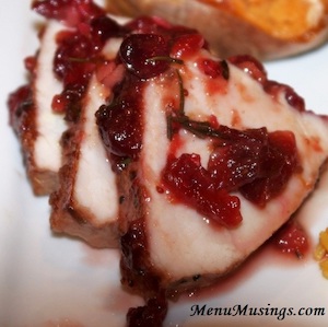 Cranberry Glazed Pork Tenderloin