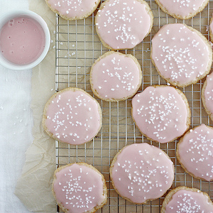 Pink Champagne Cookies