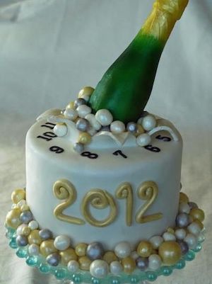 New Years Champagne Cake