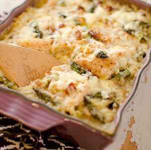 Asparagus, Chicken & Quinoa Bake