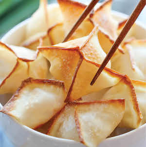 Baked Cream Cheese Wontons New Years eve appetizer