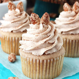 Cinnamon Sugar Almond Cupcakes