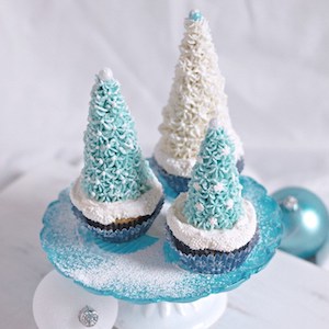 Winter Wonderland Elegant Cupcakes