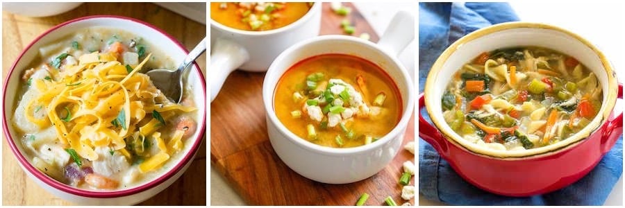 American chicken soups