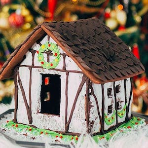 Cottage Gingerbread House Idea