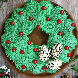 Pull Apart Cupcake Wreath