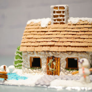 Gingerbread English Cottage