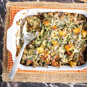 Turkey and Squash healthy Casserole