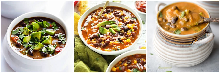 mexican meatless soups