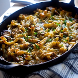 Mushroom Marsala Pasta Bake