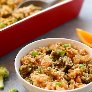 Skinny Orange Chicken Casserole 