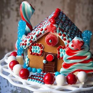 Patriotic Gingerbread House idea