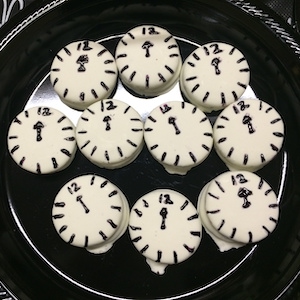 New Years eve Midnight Cookies