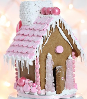 Pink Gingerbread House idea