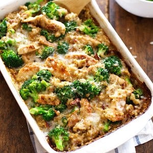 Creamy Chicken Quinoa and Broccoli Casserole Recipe