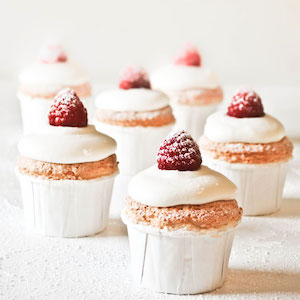 Snow Angel Cupcakes