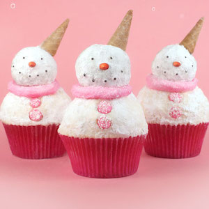 Snowman Cupcake Recipe