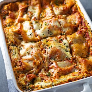 Skinny Spinach Lasagna