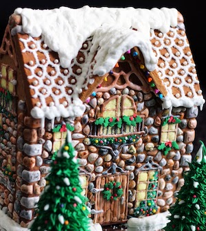 Stone Gingerbread House