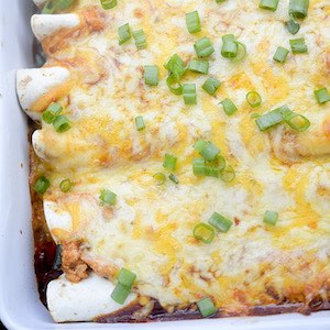 Healthy Baked Turkey Enchiladas