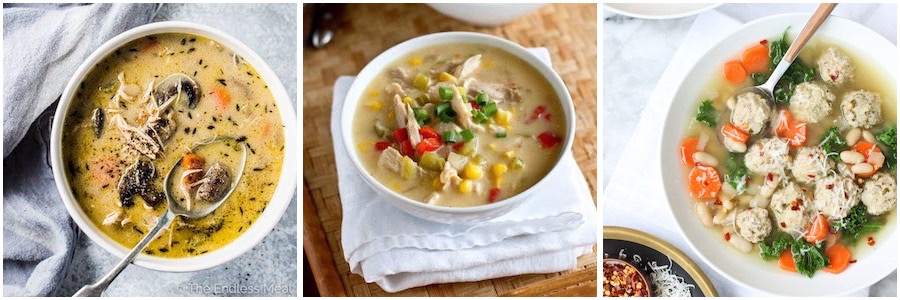 Turkey & Seafood soups