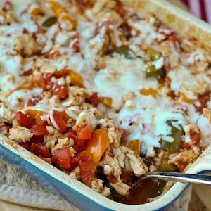 Healthy Turkey Stuffed Pepper Casserole