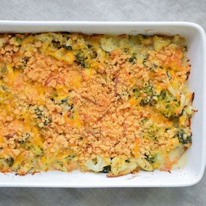 Veggie Loaded Rotisserie Chicken Casserole