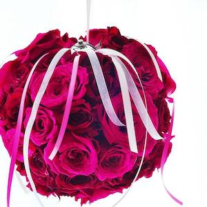 Kissing Ball hanging Valentine's Day party decor