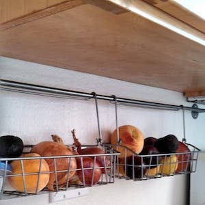 Hanging Produce Rack kitchen organization idea