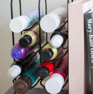 Rack Storage for Hair Products