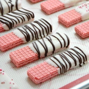 Chocolate Dipped Wafer Cookies