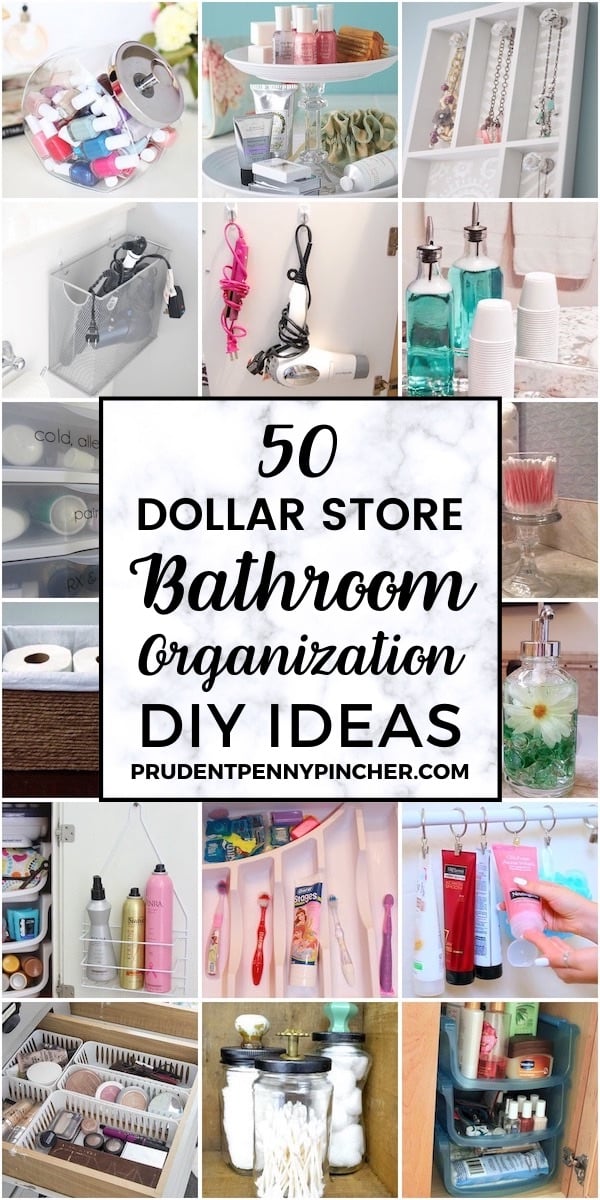 25 Best Bathroom Organization Ideas - DIY Bathroom Storage Organizers