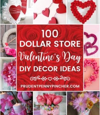 Dollar Store Valentines Day Decor
