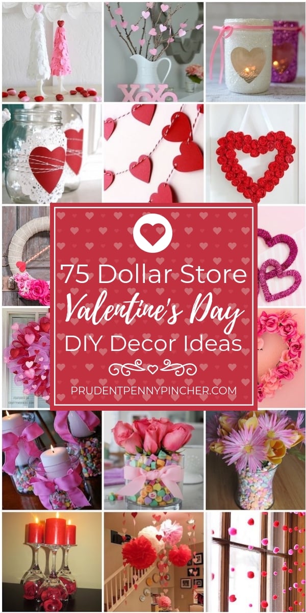 How To Decorate A Valentine's Tree With Dollar Tree Items * Mrs