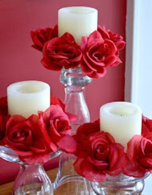 Easy Rose Candle Rings