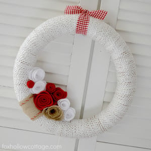 $5 Valentine’s Day Wreath