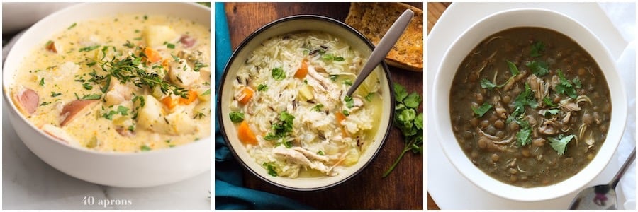 American chicken soups