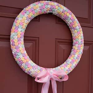 Conversation Heart Wreath