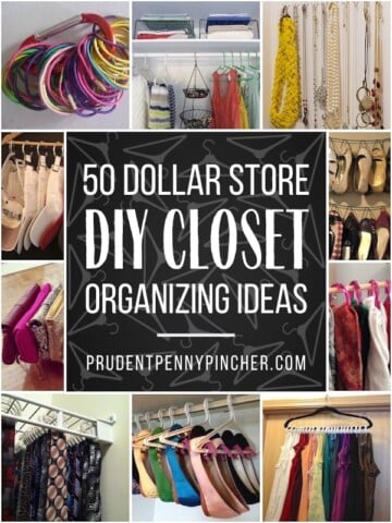 50 DIY Dollar Store Closet Organization Ideas