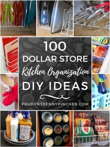 100 DIY Dollar Store Kitchen Organization Ideas for the Kitchen