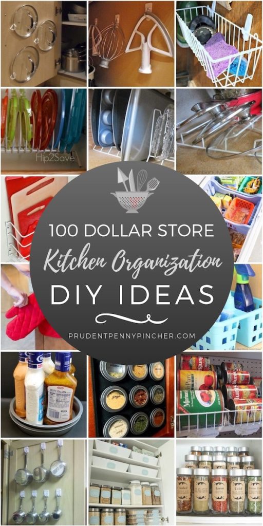 100 Dollar Store Kitchen Organization Ideas