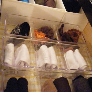 Sock Drawer Organization