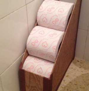 Magazine Holders for Extra Toilet Paper 