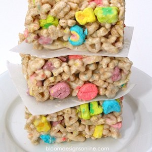 Lucky Charm Cereal Treats