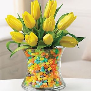 Jelly Bean Tulips Arrangement