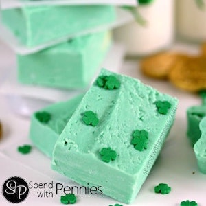 Shamrock Shake Fudge